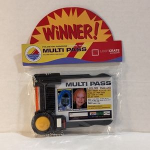 FIFTH ELEMENT Winner! Multi Pass Fhloston Paradise Special LOOTCRATE